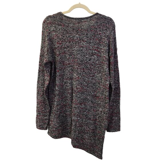 J. Jill Pure Jill Wool & Cashmere Blend Asymmetrical Tunic Sweater Size Medium - Picture 2 of 6